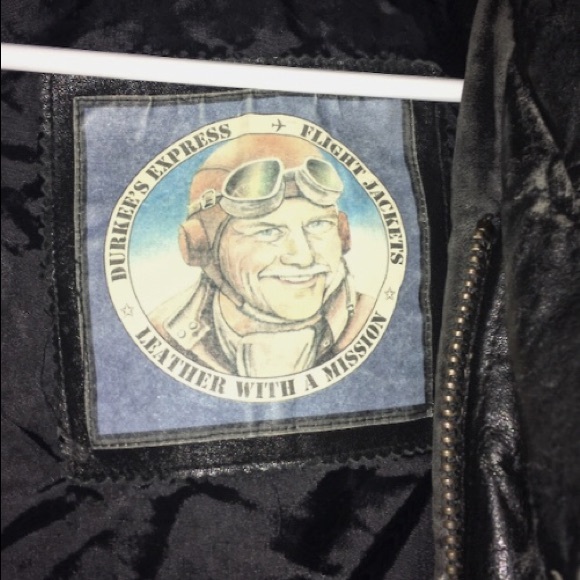 Durkee’s Leather Flight Jacket - Picture 3 of 3